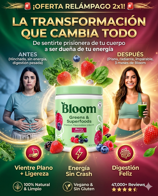BLOOM ORIGINAL® 2x1: Vientre Plano y Digestión